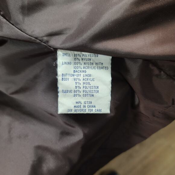 Michelle Stuart Rust Blue Copper Paisley Vintage Jacket & Skirt Set Size 6 - Picture 5 of 6